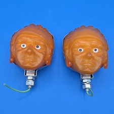 1970's Harley Triumph BSA Indian MC Supply Custom Indian Face Marker Light. picture