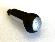New NAPA leather Porsche 997 987 911 Silver 6MT shift knob shifter BLACK picture