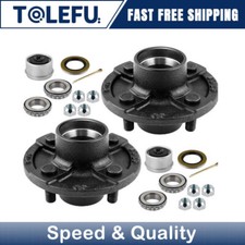 2PK Idler Hub Kits w/Hardware inner and outer bearing hub for 2000LBS Axle picture