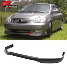 Fit 03-04 Toyota Corolla Type R Front Bumper Lip Spoiler Splitter Unpainted PP picture