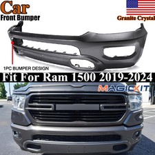 NEW Painted Granite Crystal Front Bumper Fits 2019-2024 RAM 1500 New Body Style picture