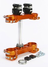 Xtrig ROCS Tech Triple Clamp Set KTM HUS GAS Orange Anodized picture