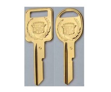 CADILLAC FLEETWOOD 1968 1972 1976 1980 1987 1988 1989 VINTAGE GOLD CREST KEYS picture