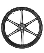 New 16X3.5 Black Cut  Revolver Rear Wheel For Harley Davidson Custom picture