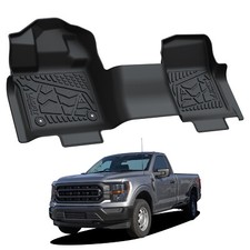LASFIT Floor Mats for Ford F-150 2015-2026 2-Door Anti-slip 1st Row Floor Liner picture