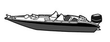 7.6oz BOAT COVER RANGER COMANCHE 461/462 VS 1995-1999 picture
