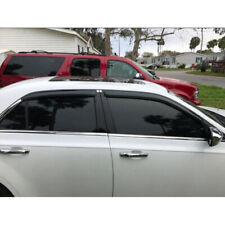 For 2011-2022 Chrysler 300 Dark Smoke Window Visors Sun Rain Guards Vent Shade picture