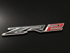 1PC Chrome Red Rear Tailgate ZR2 Emblem Badge 2019-24 Chevrolet Colorado picture