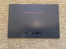 Mercedes Benz SLR McLaren Dealer Sales Brochure picture