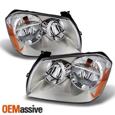 Fit 2005-2007 Dodge Magnum SE SRT SXT RT Clear Replacement Headlights Left+Right picture