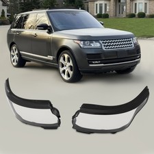 Left Right Clear Headlight Lens Cover For Land Rover Range Rover 2014-2017 Pair picture