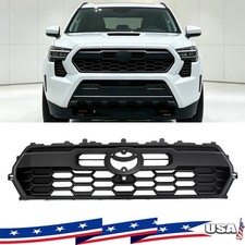 TRD Style Front Bumper Grille Grill For Toyota Tacoma 2024 2025 2026 Matte Black picture