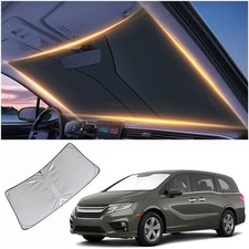 Front Window Shades Windshield Sun Shade for Honda Odyssey 2011-2026 Car Accesso picture