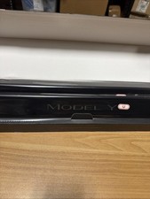 NEW ORIGINAL TESLA MODEL 3|Y ILLUMINATED DOOR SILL PLATES- BLACK 1658682-01-A picture