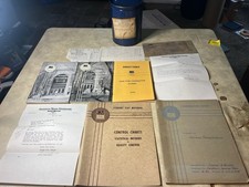 Vtg 1948 General Motors Institute Archive & Named Chevy Lubricant Canister Lot picture