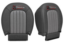 2002-2005 Mercury Mountaineer Driver & Passenger Bottoms Leather Seat Cover GRAY picture