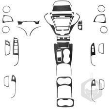 37Pcs Carbon Fiber Full Kits Interior Cover Trim Cover For Acura MDX 2014-2020 picture