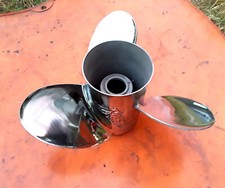 Mercury Laser II *14 x 19 #48-16543 19p Left Hand Stainless Steel Boat Propeller picture