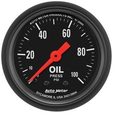 AutoMeter for Z Series 52mm 0-100 PSI Mechanical Oil Pressure Gauge picture