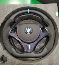 BMW  E90 E92 E93 M3 E82 M Performance Steering Wheel Alcantara Blue Stripe picture