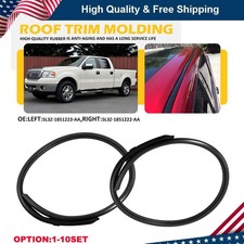 LH&RH Roof Molding Drip Weatherstrip Trim Seal Kit For Ford F-150 2004-08 2-20X picture