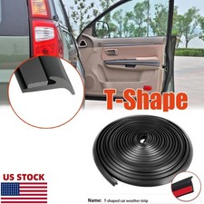 5M Universal T-Shape Car Weather Stripping Rubber Windshield Sunroof Seal Strip picture