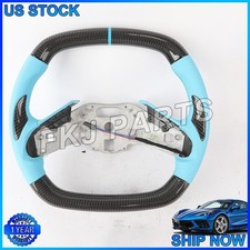 Real Carbon Fiber With Steering Wheel For Chevrolet Corvette C8 Z06 20-25 NEW picture