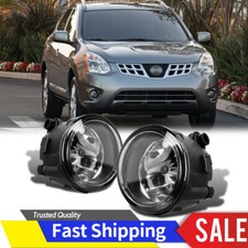 For Nissan Rogue S SV SL 2011-2013 New Pair Of Fog Lights Lamps Front Bumper picture