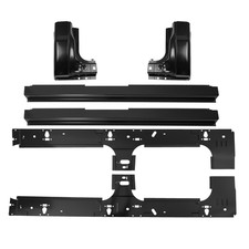 For 99-17 Ford Super Duty Crew Cab Full Length Rocker Panels & Cab Corners Kit picture