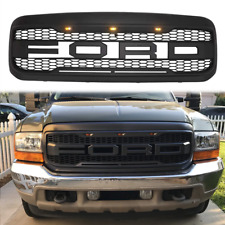 Black Raptor Style Front Grille Grill For 1999-2004 FORD F250 F350 Super Duty picture