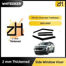 Fits 2021-2023 Chevrolet Trailblazer Side Window Visor Sun Rain Deflector Guard picture
