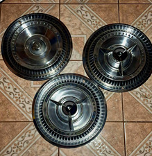1966 Thunderbird Hubcaps Wheel Covers Set of 3 Vintage Original picture