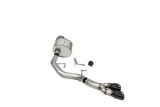 Corsa 2021-2026 Ford F-150 5.0L V8 Front of Tire Xtreme Catback Exhaust BLK Tips picture
