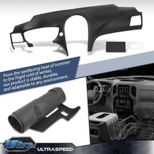 Soft TPE Dashboard Dash Cover Cap Overlay Black Fit For 2007-2012 Lexus ES350 picture