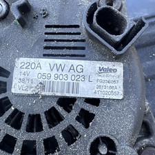 Valeo Alternator - 220 AMP 059903023L 220A VW AG FG23S057 2613166A 411020557 picture
