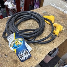 Camco 55191 Power Grip 30A Camper/RV 25' Extension Power Cord 10 Gauge 3750W picture