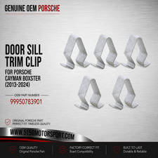 Porsche Cayman Boxster (2013-2024) Door Sill Trim Clip Set GENUINE 99950783901 picture