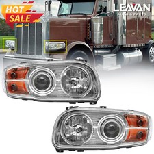 Headlight For Peterbilt 388&389 2008-2018 Left Driver Right Passenger Pair picture