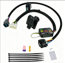 New 7-Way Flat Trailer Wiring Harness, Fits 2012-2015 Honda Pilot Plug and Play picture
