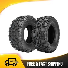 Set of 2 26x10-12 ATV Tires 6Ply For All Terrain 26x10x12 26 10 12 picture
