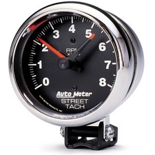 AutoMeter 2895 Traditional Chrome Air-Core Pedestal Tach,8k,3-3/4 picture