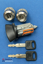 1999-2007 Ford F250-F550 Ignition Cylinder & 2 Door Locks with Ford Key Original picture