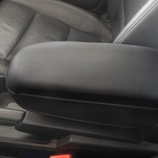 For 2004-2008 Audi A4 Armrest Center Box Console Lid Cover Black Leather Replace picture