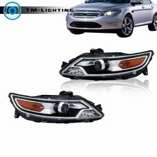 For Ford Taurus SHO 2010-2012 Chrome HID Projector Headlights Left&Right Side picture