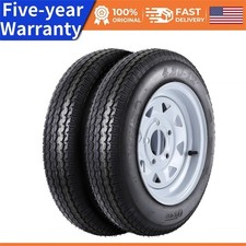 2 Pack 4.80-12 Trailer Tires with 12