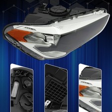 Right Passenger Side Headlight For 2016-22 BMW X1 Halogen Headlight Models Only picture