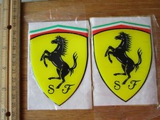 2 Ferrari OEM Fender Badge Emblem 4