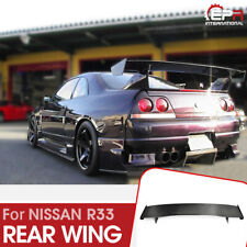 For Nissan Skyline GTR R33 Rear GT Spoiler Wing Bee Style Bodykits FRP Unpainted picture