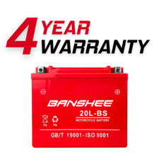 New Harley Davidson Motorcycle Replacement Banshee Battery, 4 Year Warranty picture