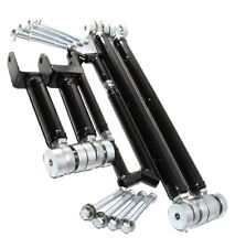 Black Rear Control Arms Brace&Upper Lower Trailing Suspension for68-72 GM A Body picture